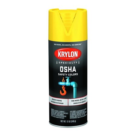 Short Cuts Krylon OSHA Colors Gloss Safety Yellow OSHA Color Spray Paint 12 oz K01813777
